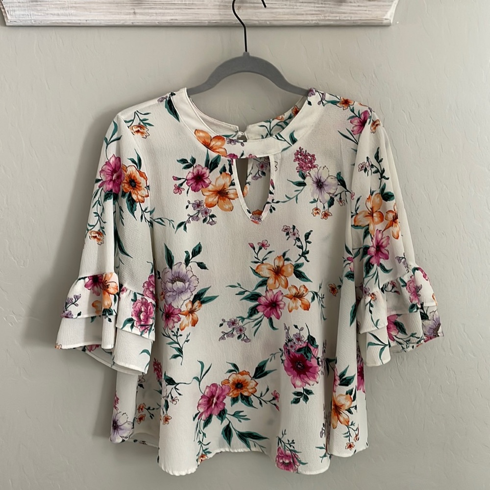Floral Print Blouse
